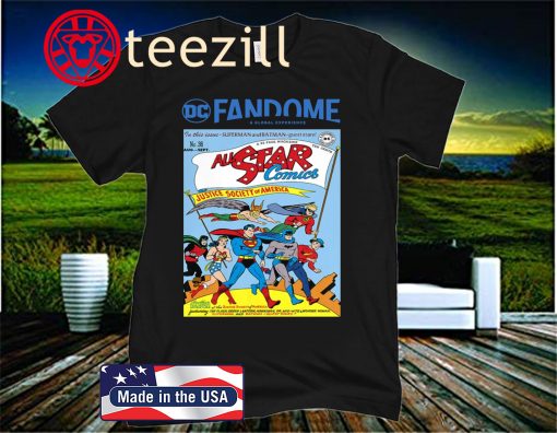 DC Fandome All Star Comic Cover Shirt