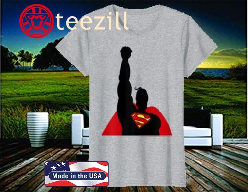 DC Fandome Superman In Flight Silhouette Shirt