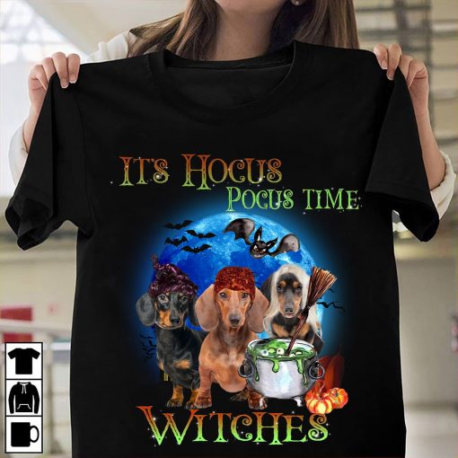 Dachshund It’s Hocus Pocus Witches Halloween Shirt