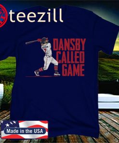 Dansby Called Game Shirt Atlanta Baseball