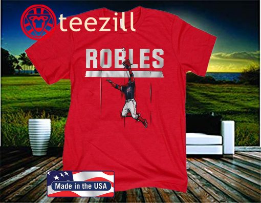Flying Victor Robles T-Shirt, Washington - MLBPA Licensed