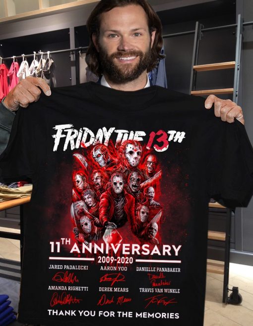 Halloween Movies Friday The 13th 11tTH Anniversary T-Shirt