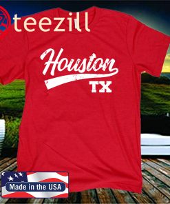 Houston Texas City Script TX Shirt