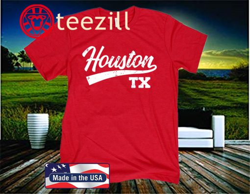 Houston Texas City Script TX Shirt