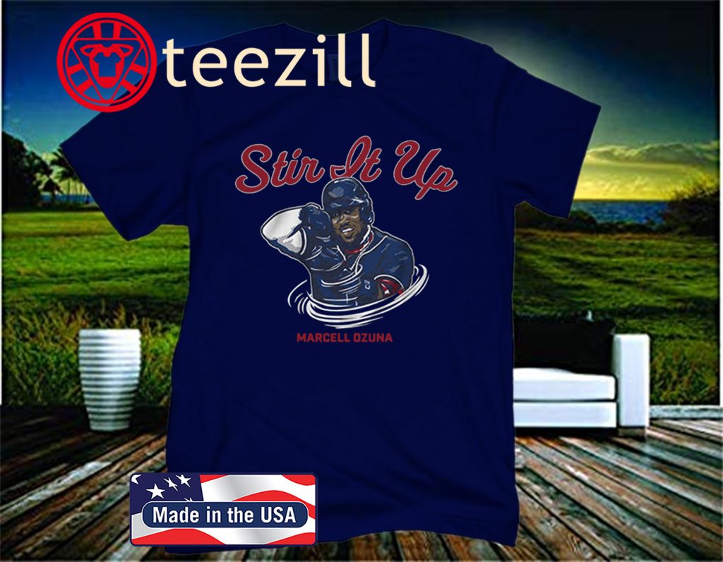 Marcell Ozuna Stir It Up T-Shirt, Atlanta - MLBPA Licensed - Image 2