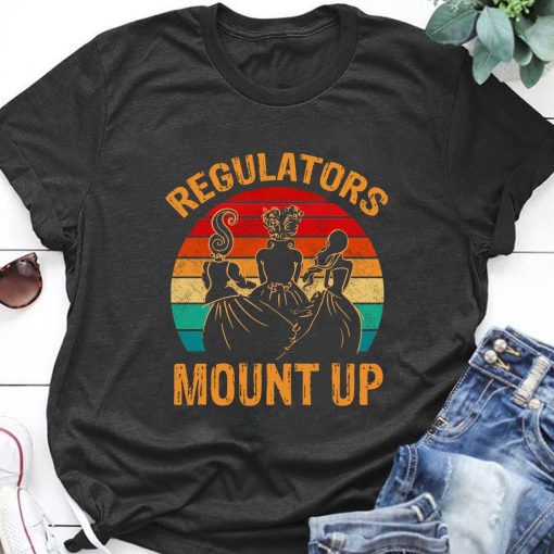 Regulators Mount Up Hocus Pocus Halloween Vintage Tshirt