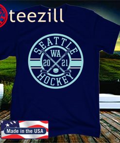 Seattle Hockey Sticks And Puck Washington Kraken Distressed Shirt