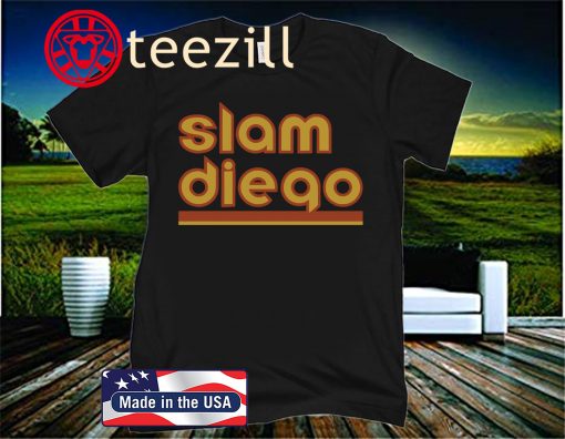 Slam Diego T-Shirt, San Diego Baseball - MLBPA Licensed