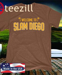 WELCOME TO SLAM DIEGO OFFICIAL T-SHIRT