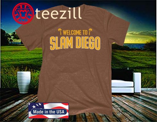 WELCOME TO SLAM DIEGO OFFICIAL T-SHIRT