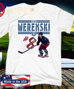 Zach Werenski Columbus Hockey 2020 Shirt