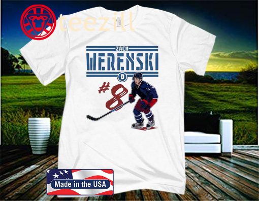 Zach Werenski Columbus Hockey 2020 Shirt