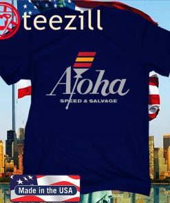Aloha Speed and Salvage Kahili Shop Logo Official TShirt