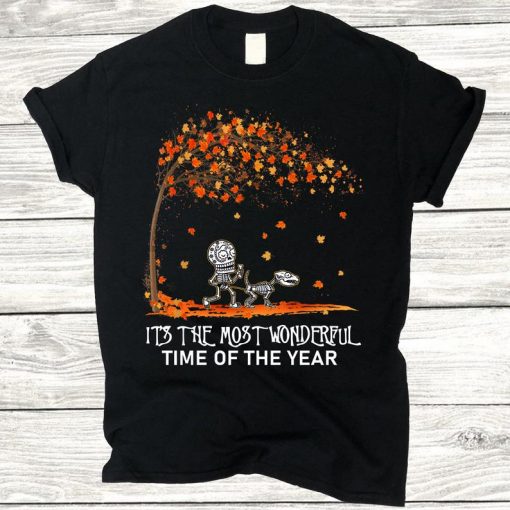 Autumn Halloween It's The Most Wonderful Time Of Year Shirt