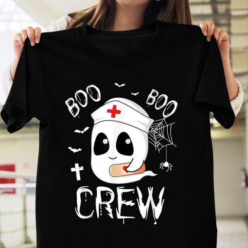 Boo Boo Crew, Cute Nurse Ghost Shirt, Halloween Nurse Shirts, Halloween Nursing Gifts, Happy Halloween Shirt