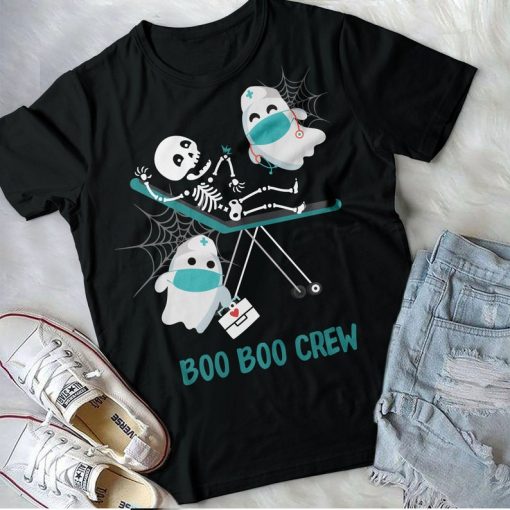 Boo Boo Crew Funny Nurse Halloween Shirt, Boo Boo Crew Ghost Doctor Paramedic Emt Nurse Halloween Shirt