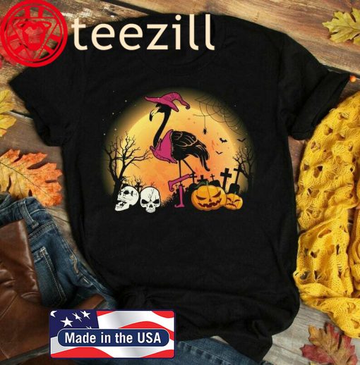 Flamingo halloween T-shirt, Halloween gifts, Halloween Tshirt