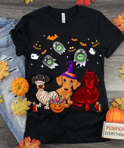 Funny Three Dachshunds Halloween Classic T-shirt