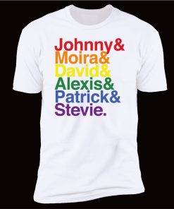 Johnny Moira David Alexis Patrick Stevie Pride Schitts Creek Classic T-Shirt