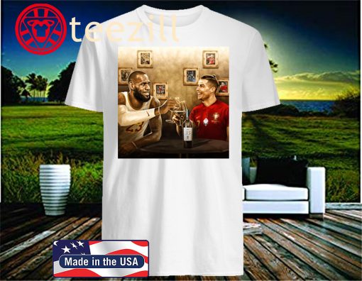 Lebron James And Cristiano Ronaldo 35 Years Old Official T-Shirt