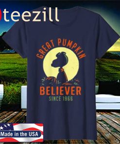 Peanuts-Great Pumpkin Believer Since 1966 Halloween Classic T-Shirt
