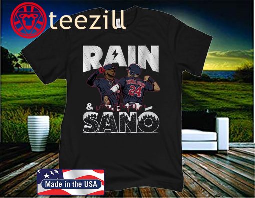 Rain & Sanó Official T-Shirt, Minnesota Baseball