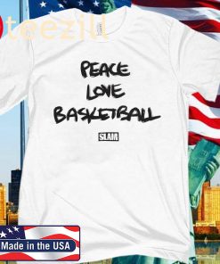 SLAM Peace, Love, And BasketBall Tshirt