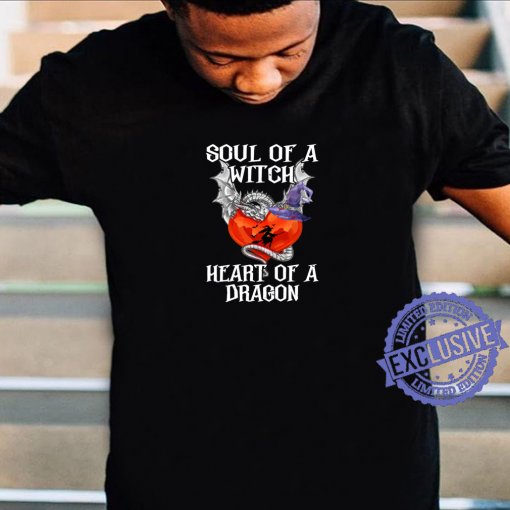 Soul Of A Witch Heart Of A Dragon Halloween Mythical Classic T-Shirt