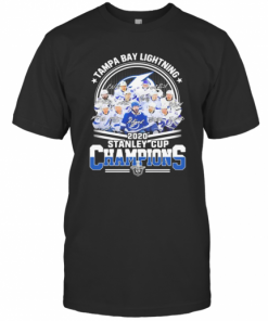 TB Lightning 2020 Stanley Cup Champions Signatures T-Shirt