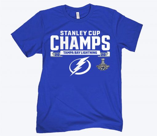 THE TAMPA BAY LIGHTNING ARE STANLEY CUP CHAMPIONS 2020 TEE SHIRT