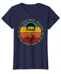 Vintage Ruth Bader Ginsberg RBG Fight For The Things You Care About Shirt