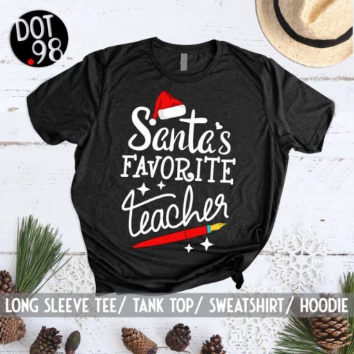 2020 Santa’s Favorite Teacher Shirt