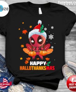 Baby Deadpool Happy Hallothanksmas BabyXmas T-Shirt