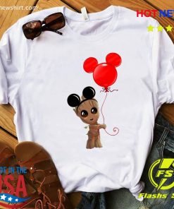 Baby Groot Balloon Mickey Mouse 2020 Halloween TShirt