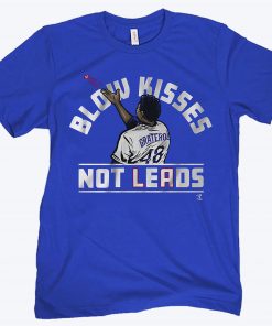 Blow Kisses Not Leads T-Shirt, Los Angeles - MLBPA
