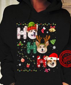 Corgi Santa Efl And Reindeer Ho Ho Ho Merry Christmas 2020 Shirt