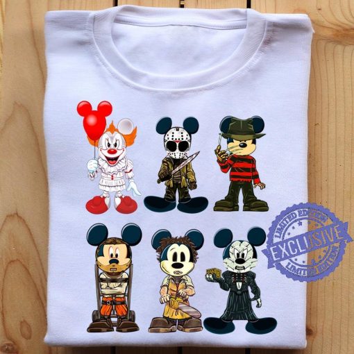 Disney Character Mickey Mouse And Friends Halloween Shirt