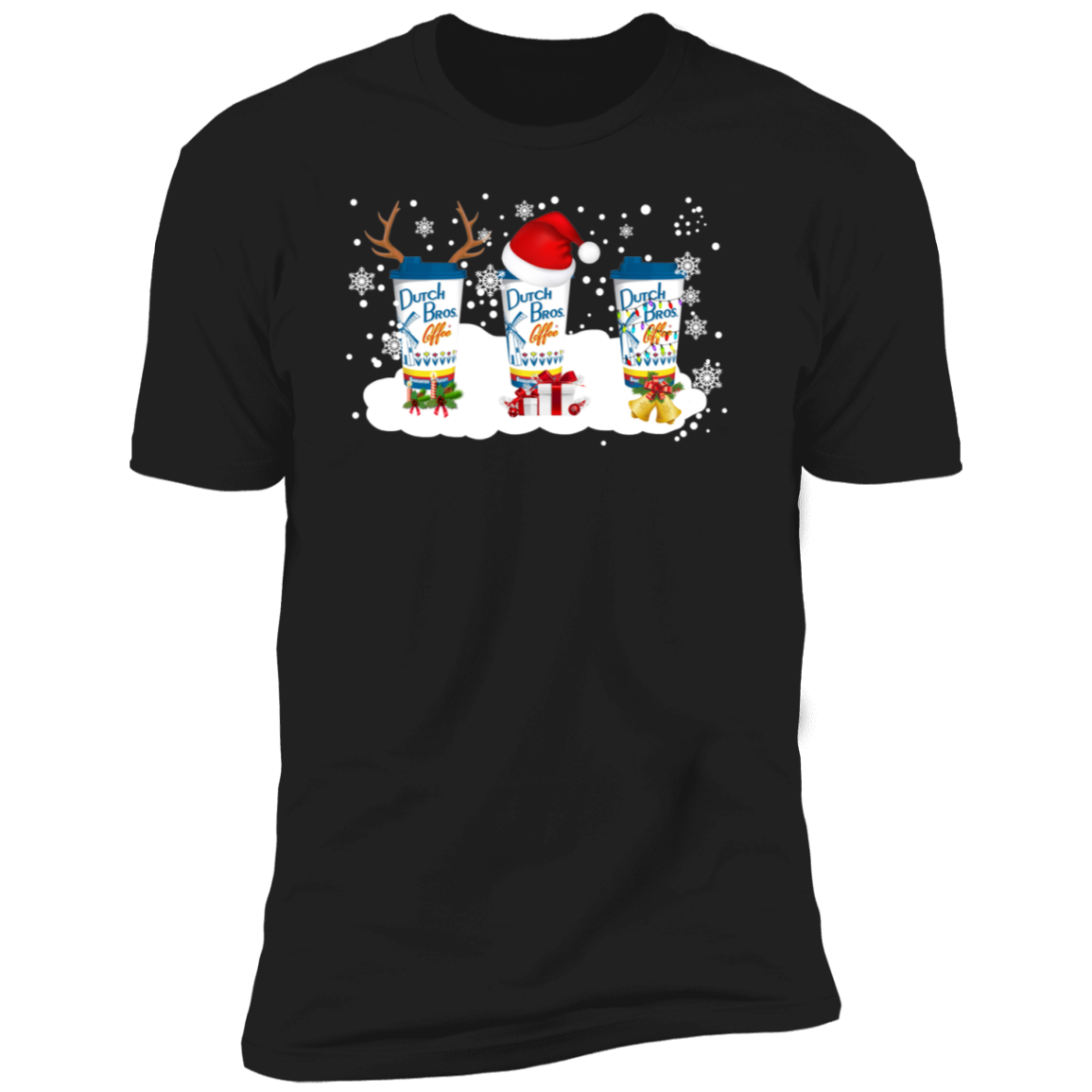 Dutch Bros Coffee Christmas Hoodies T-Shirt - teezill