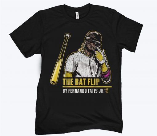 Fernando Tatis Jr. Bat Flip Shirt, San Diego - MLBPA Licensed
