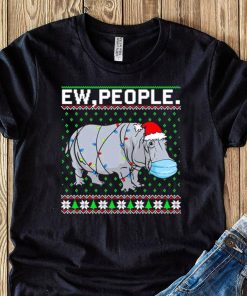 Hippopotamus Ew People Christmas Classic T-Shirt
