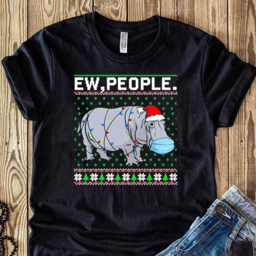 Hippopotamus Ew People Christmas Classic T-Shirt