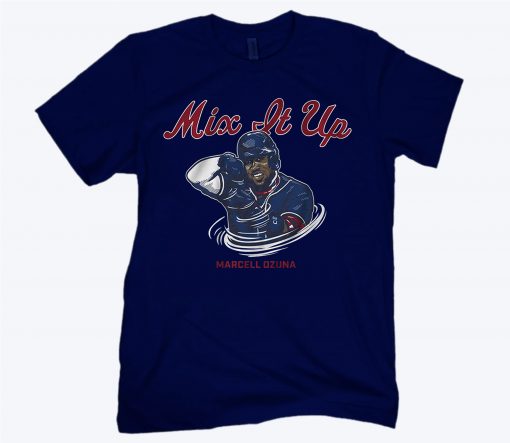 Marcell Ozuna Mix It Up Atlanta T-Shirt