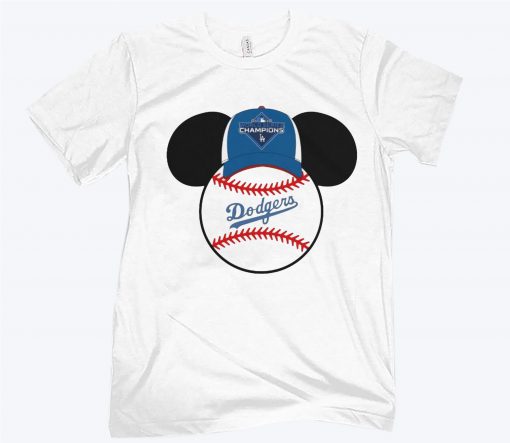 Official L.A Dodgers Mickey Mouse Champions 2020 Shirt
