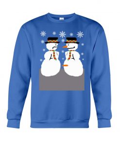 Snowman Nose Thief Ugly Christmas Sweater T-shirt