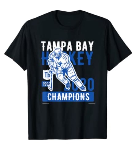 Tampa Bay Cup Hockey Winners 2020 Tee Shirt Lightning Gift T-Shirt