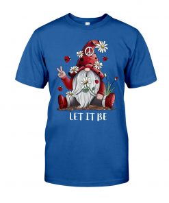 Women's Gnome let it be daisy flower shirt
