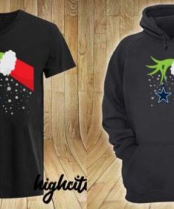 2020 Grinch Hand Dallas Cowboys Merry Christmas Shirt