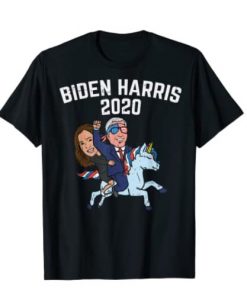Biden Harris 2020 Unicorn Funny Joe Kamala Politics Democrat Tee Shirt