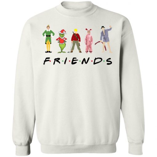Christmas Characters Elf Grinch Kevin Friends SweatersShirt