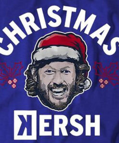 Christmas Kersh PJg Los Angeles -MLBPA